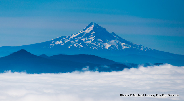 Mount Hood from Monitor Ridge. Mount Hood from Monitor Ridge.