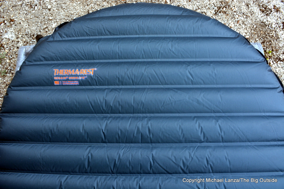 Therm-a-Rest NeoAir UberLite air mattress.