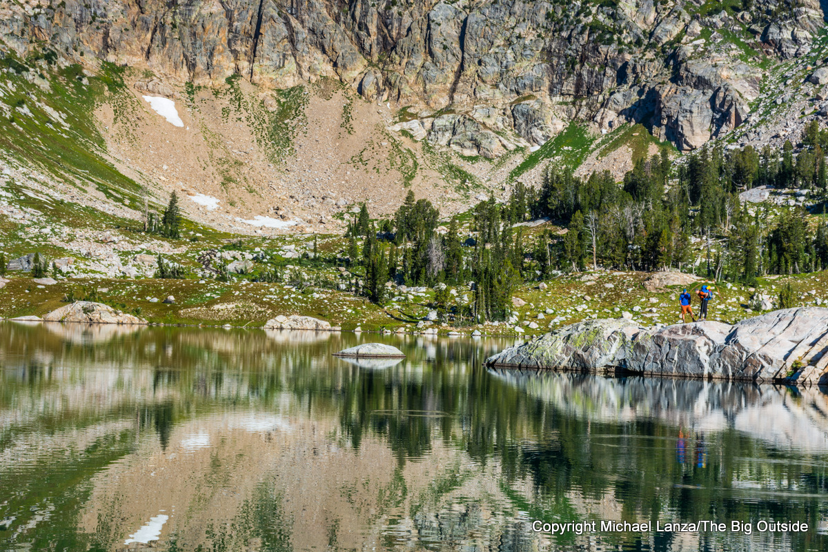 Lake Solitude in the North Fork Cascade Canyon, Grand Teton National Park.