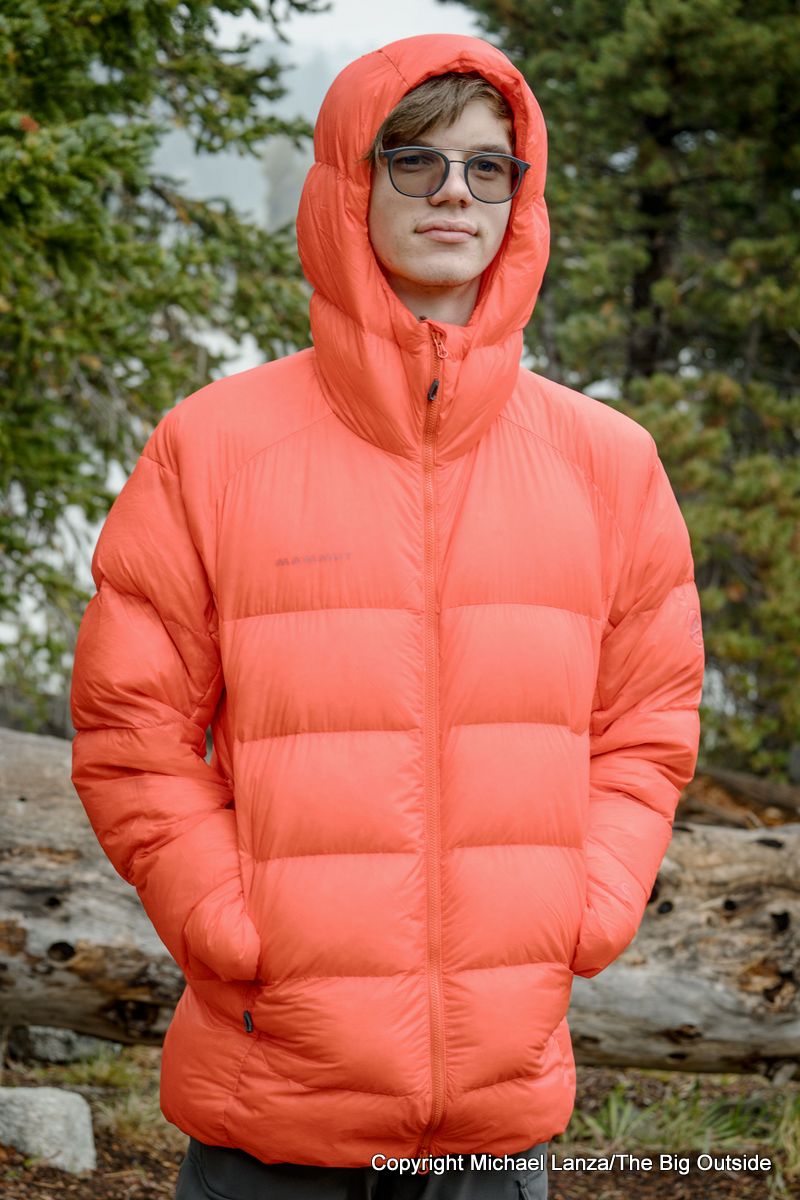 The Mammut Meron IN Hooded Down Jacket.