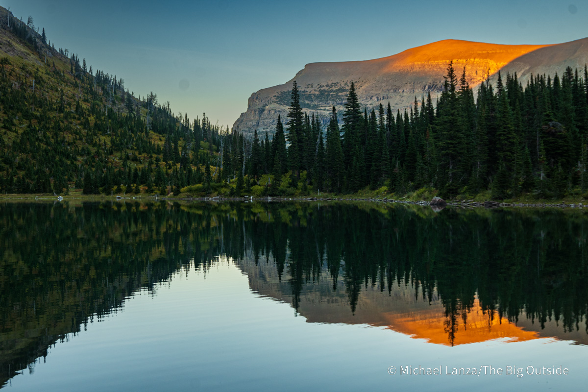 Morning Star Lake in Glacier National Park.