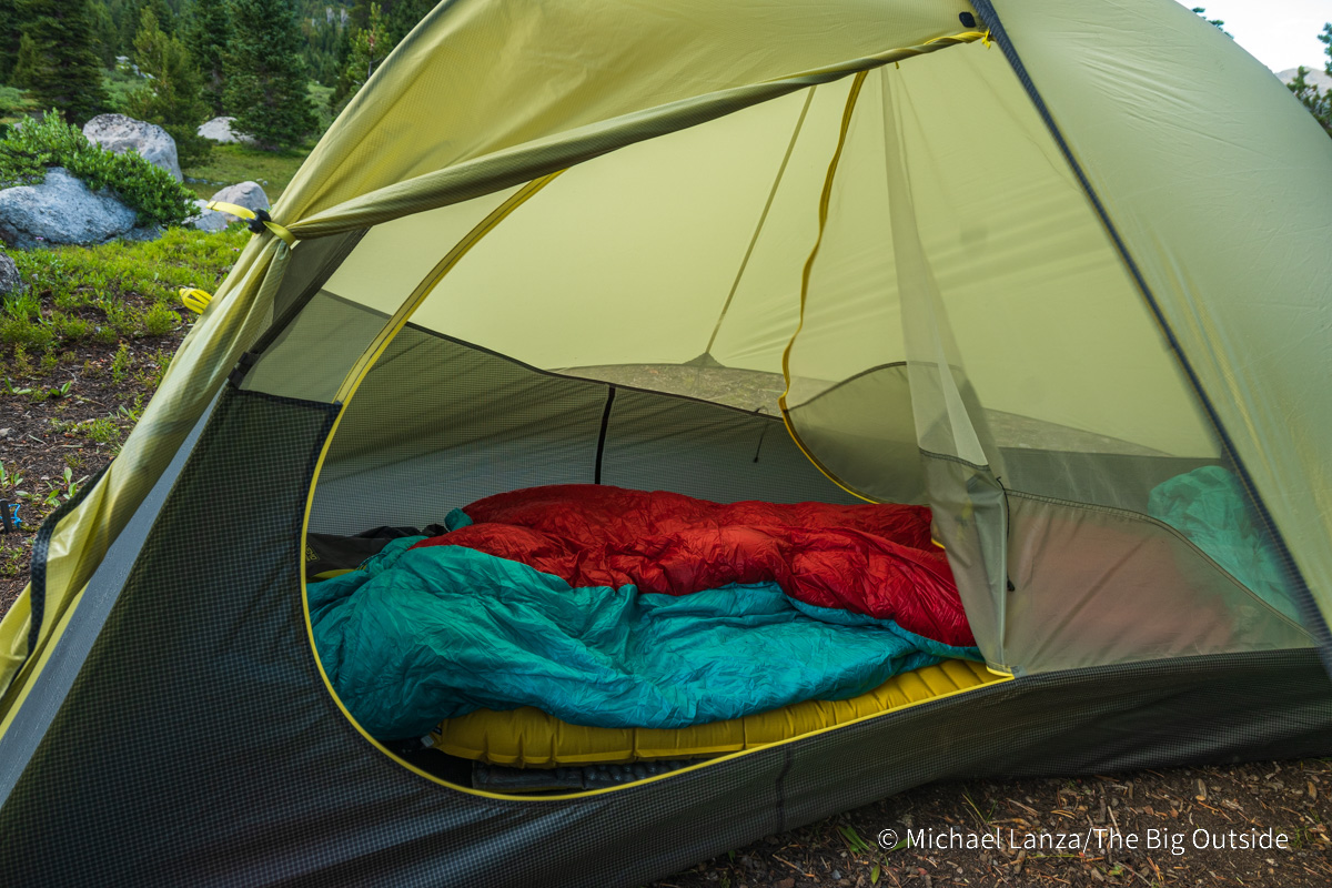 The Nemo Hornet Osmo 1p interior.