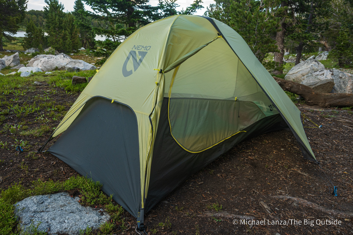 The Nemo Hornet Osmo 1p vestibule.