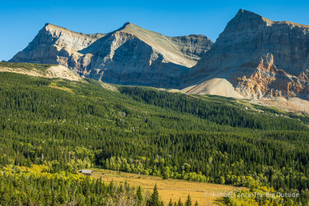 The Belly River ranger station in Glacier National Park. The Belly River ranger station in Glacier National Park.