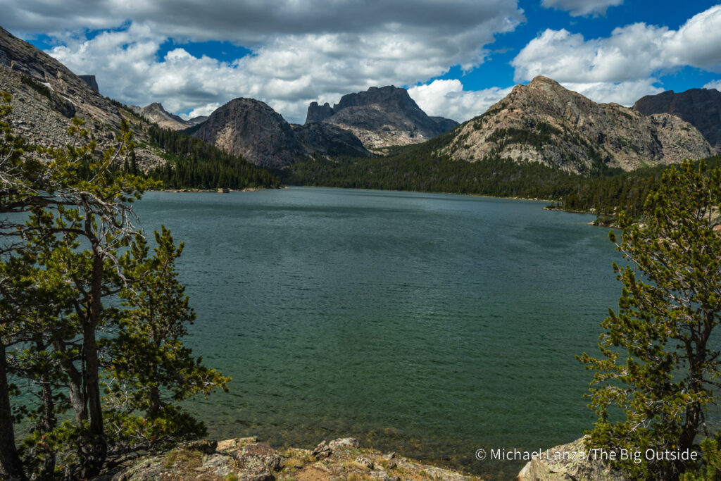 Grave Lake in the Wind River Range, Wyoming. Grave Lake in the Wind River Range, Wyoming.