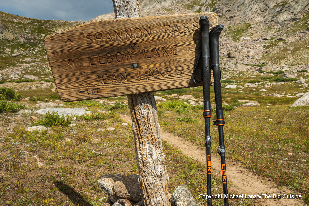 Leki Makalu FX Carbon trekking poles.